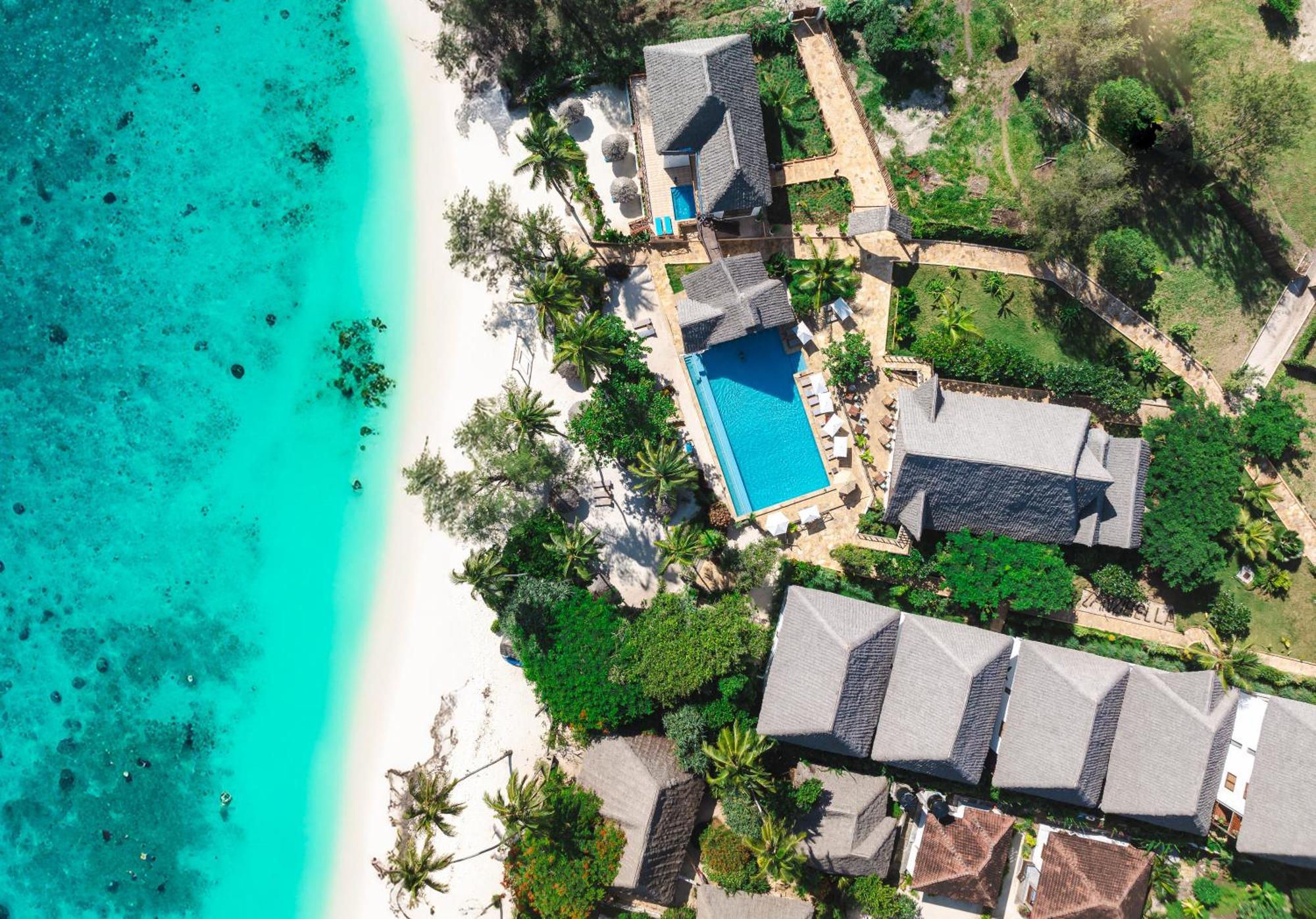 Zanzibella Hotel & Spa Кивенга Екстериор снимка Aerial view of the resort